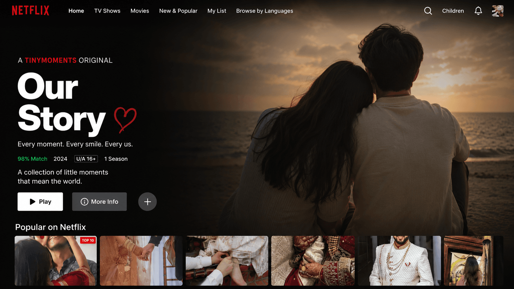 Netflix Template Preview